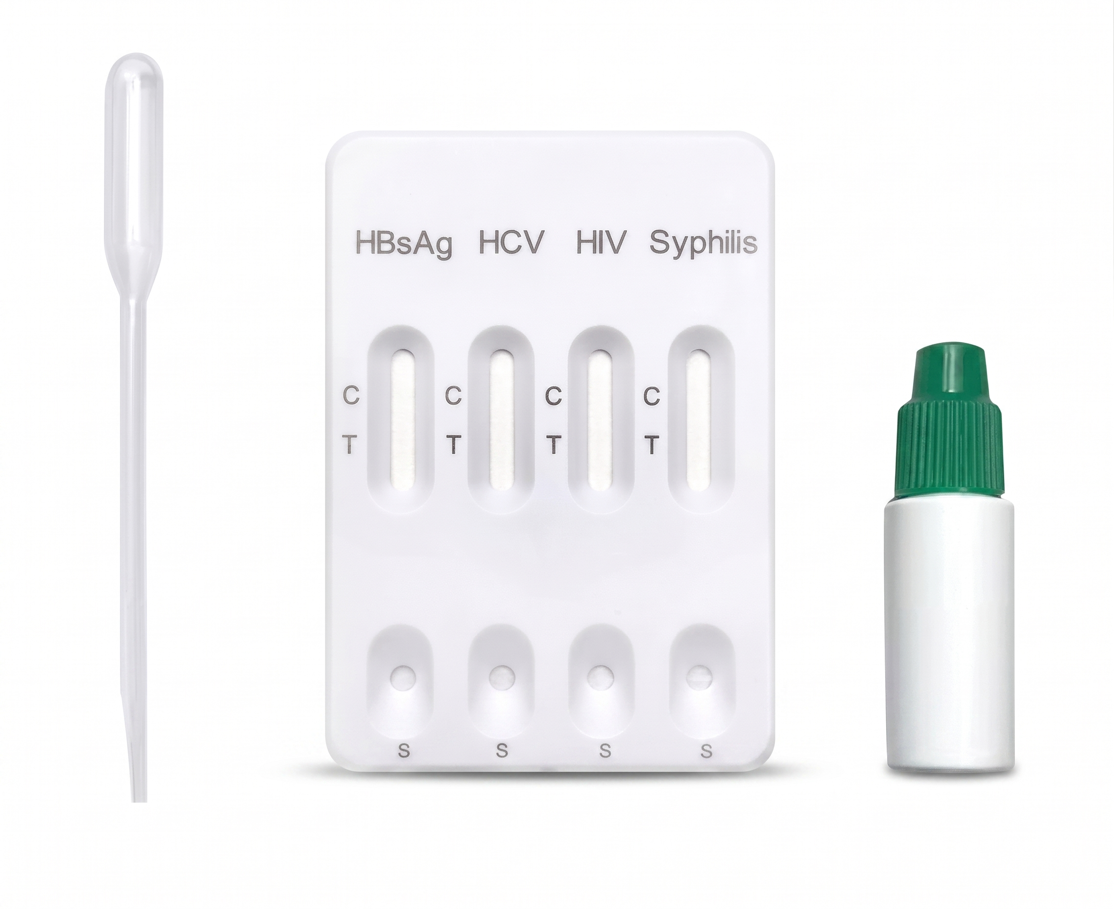 HBsAg HCV HIV syphilis infectious disease rapid test kits by PRISES Biotechnology
