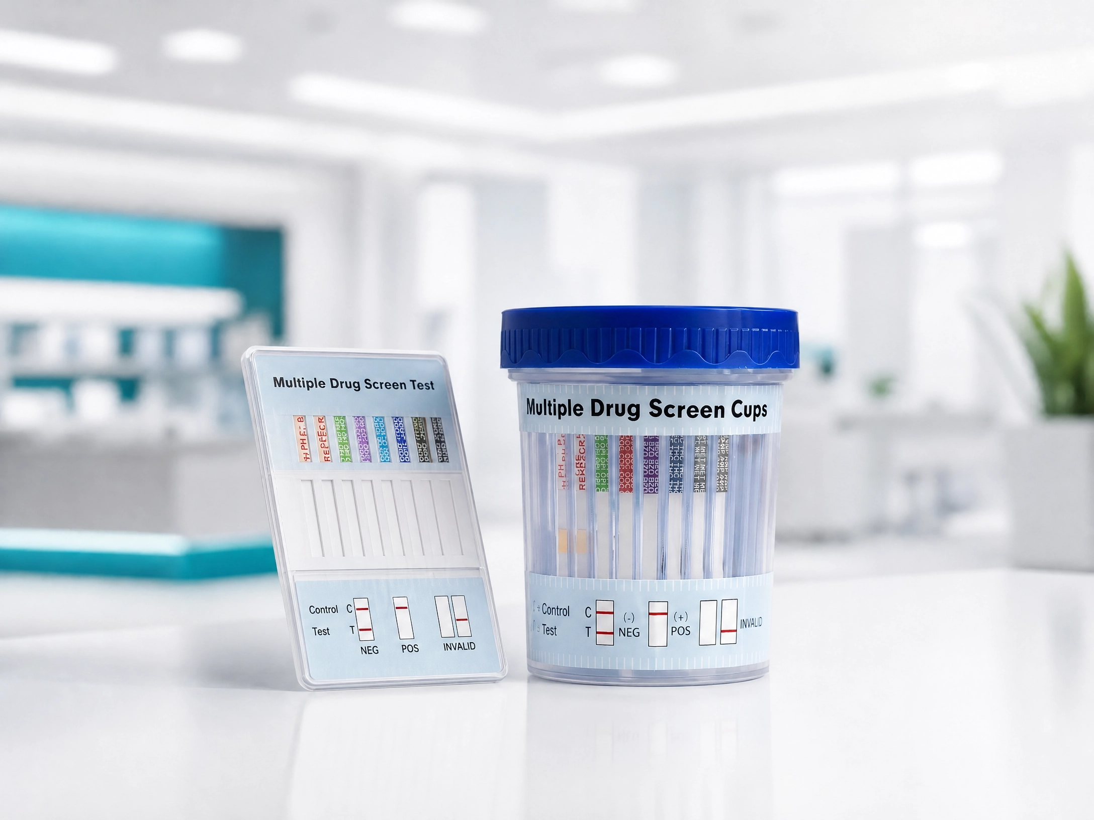 Golden Time multi-panel drugs of abuse urine screening test cup
