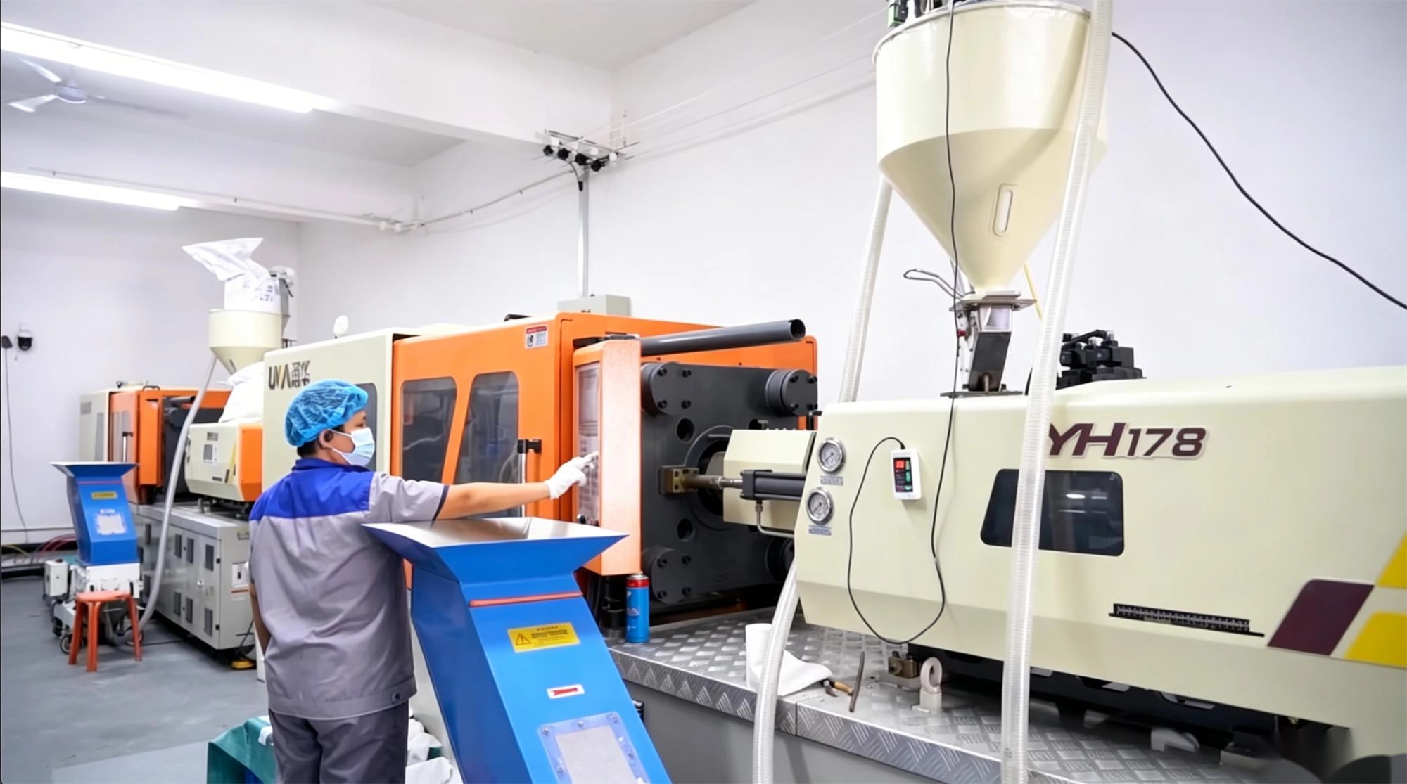 Manufacturing equipment at PRISES IVD rapid test factory