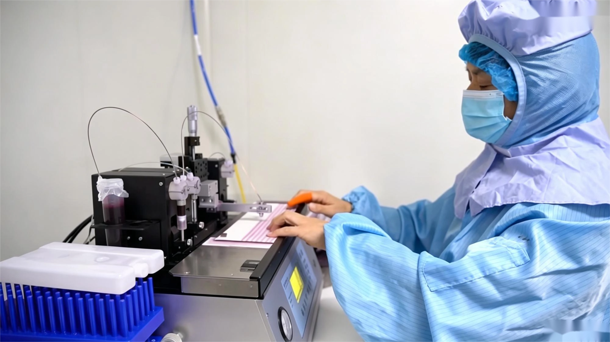 Quality control laboratory at PRISES IVD rapid test factory