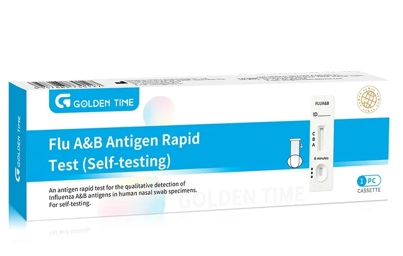 Influenza A&B antigen rapid test cassette for self-test and professional use